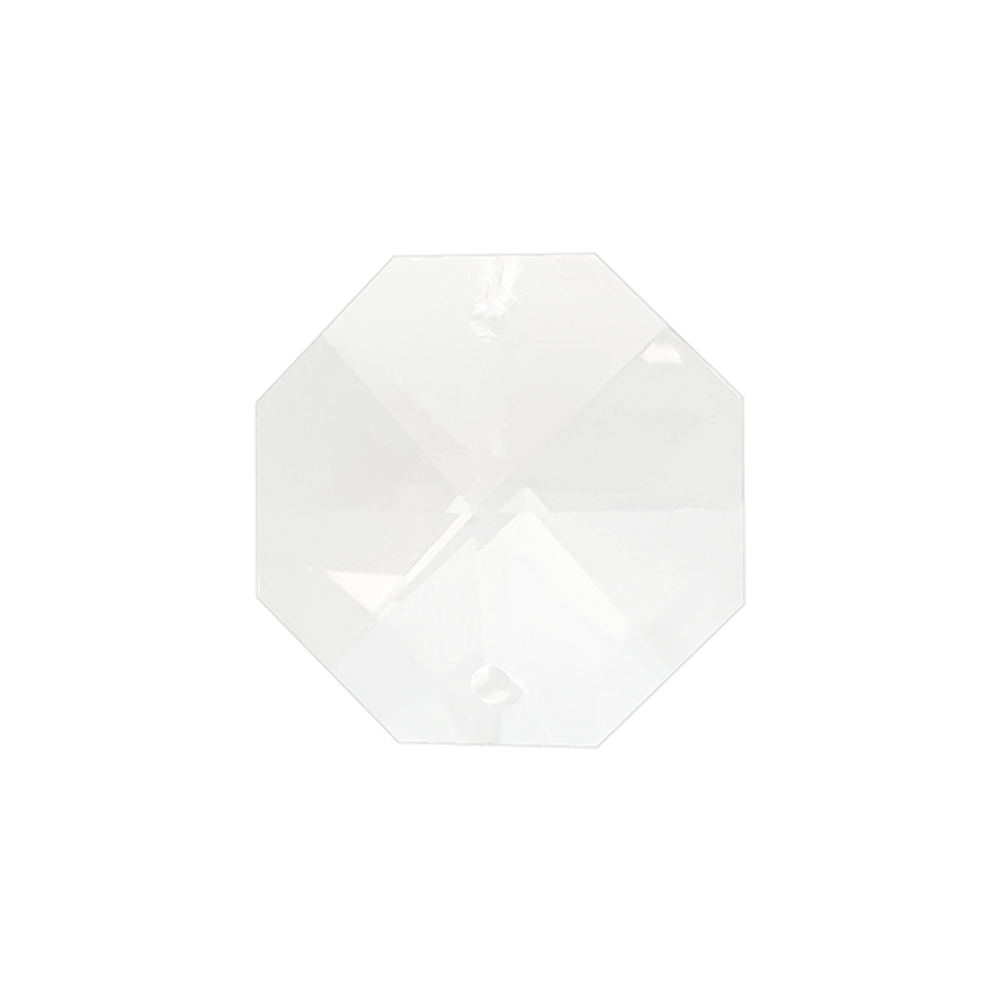 C50024  Crystal Octagon Without Ring 24mm